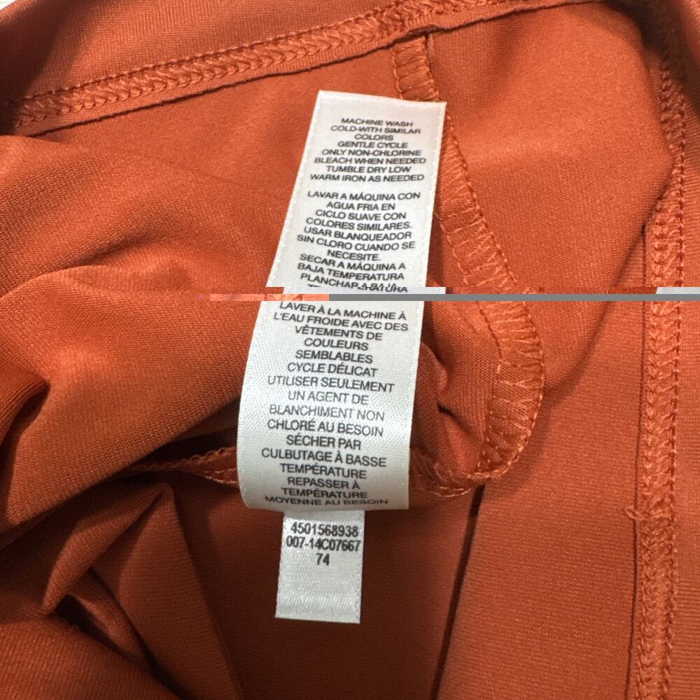 Chicos Lot of 2 Tank Top Womens 1 M/8 Blue Orange Scoop Neck Sleeveless Casual - Picture 12 of 12
